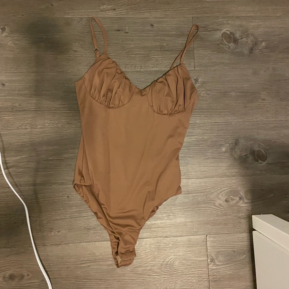 Princess Polly Levey Bodysuit Brown